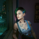 A screenshot of Judy Alvarez in Cyberpunk 2077